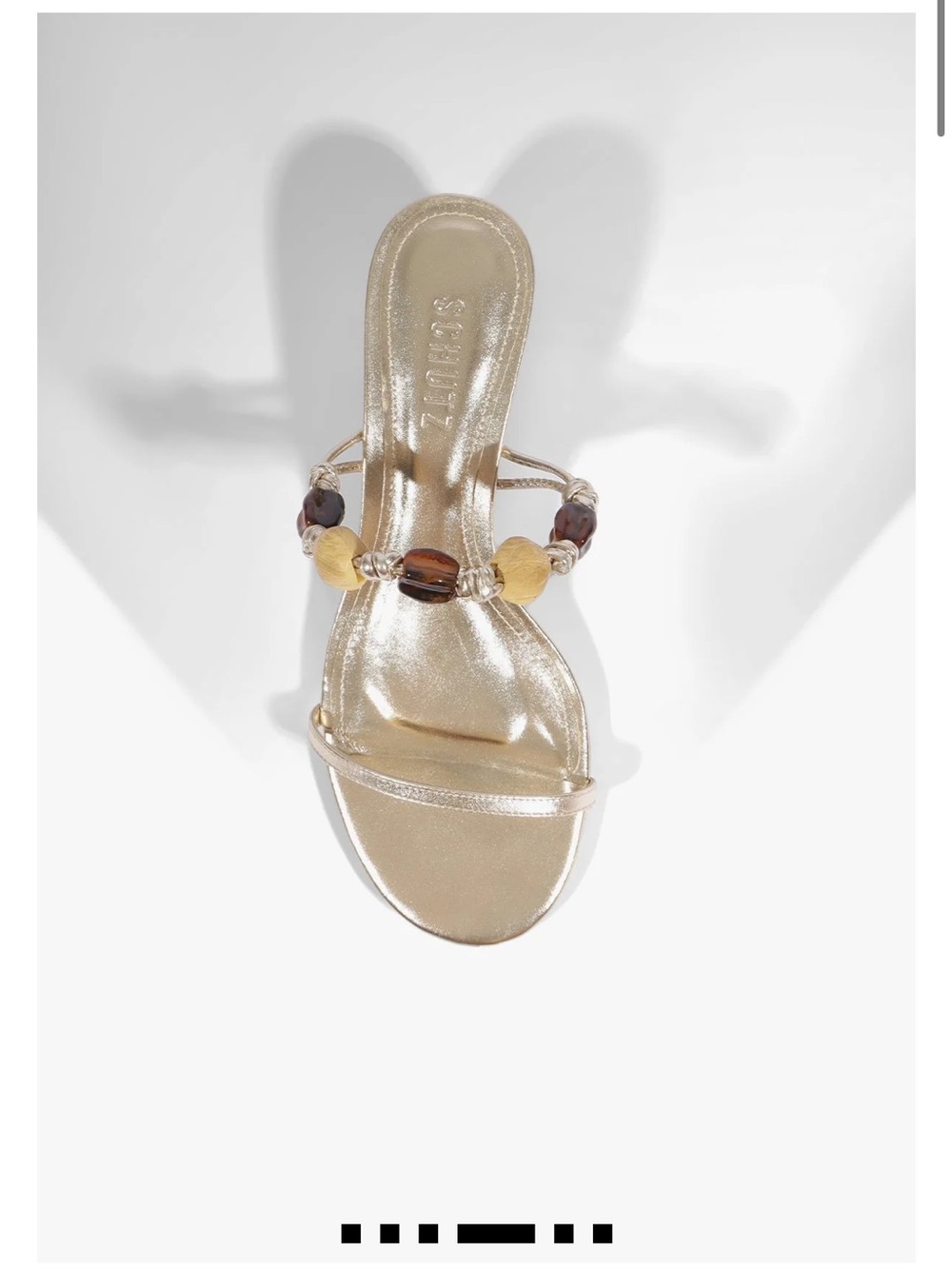 SCHUTZ FREYA LEATHER WEDGE SANDAL - Picture 7 of 9